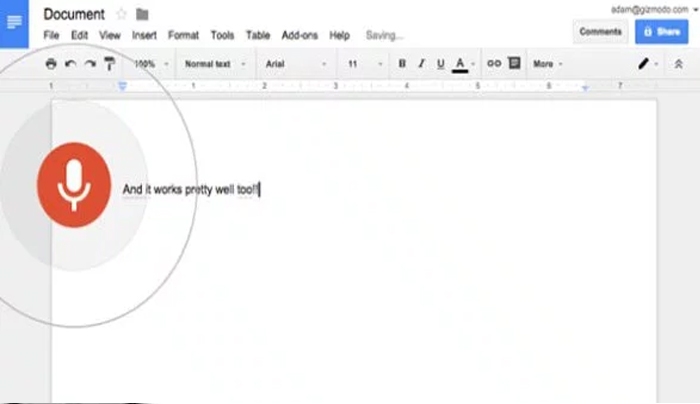 Google Docs: Φωνητική υποβολή κειμένου (και στα Ελληνικά) και λειτουργία αναζήτησης (βίντεο)