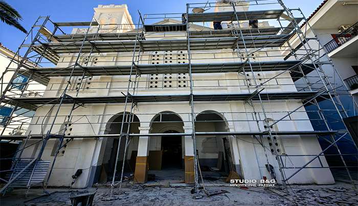 Ολοκληρώνονται σύντομα οι εργασίες στον ιστορικό ναό του Αγίου Νικολάου στο Ναύπλιο