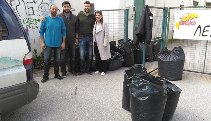 Ευχαριστήριο από τον ΕΕΣ Κω προς τον Α.Σ ΗΡΑΚΛΗΣ 2000 για πλαστικά καπάκια
