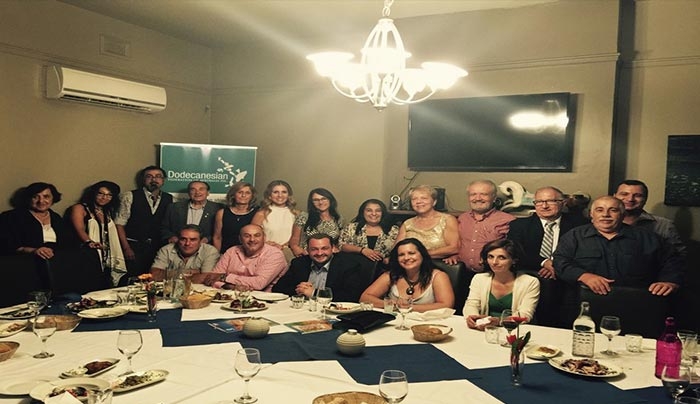 Ο Μιχάλης Κόκκινος συναντά τους Δωδεκανησίους στη Μελβούρνη