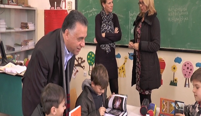 Την Καρδάμαινα και το Δημοτικό Σχολείο επισκέφθηκε σήμερα το πρωί ο Δήμαρχος Κω Γιώργος Κυρίτσης