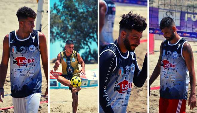 Στο Euro FootVolley στο Ηράκλειο Πλατέλλας - Κουρζής και Ιωαννίδης - Μουρούτσος