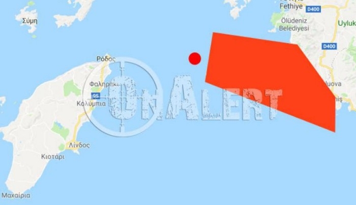 Τουρκία: Τριήμερος αποκλεισμός της Μεγίστης για ασκήσεις με πυρά