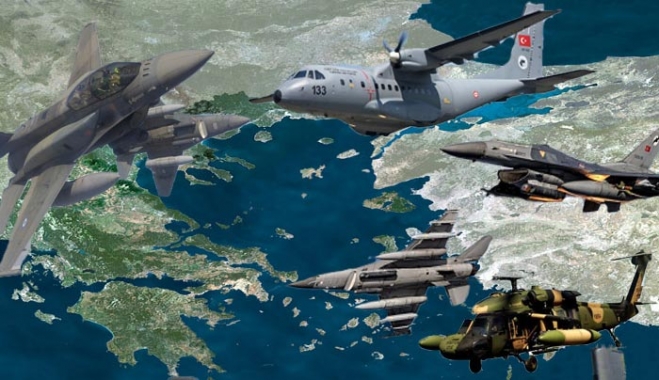 Μπαράζ παραβιάσεων από οπλισμένα τουρκικά μαχητικά