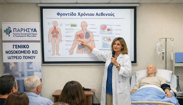 Νοσοκομείο Κω: Εκπαιδευτικό Σεμινάριο Από Το Ιατρείο Πόνου Για Φροντιστές Ηλικιωμένων Και Χρόνιων Ασθενών
