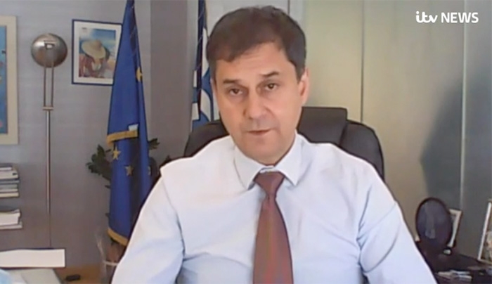 Συνέντευξη του Υπουργού Τουρισμού κ. Χάρη Θεοχάρη στο ITV News