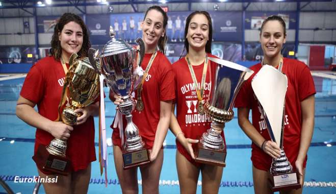 Πόλο Γυναικών: Πρωταθλητής Ελλάδας για 9η σερί χρονιά ο Ολυμπιακός -Έκανε το 3-0 κόντρα στη Γλυφάδα