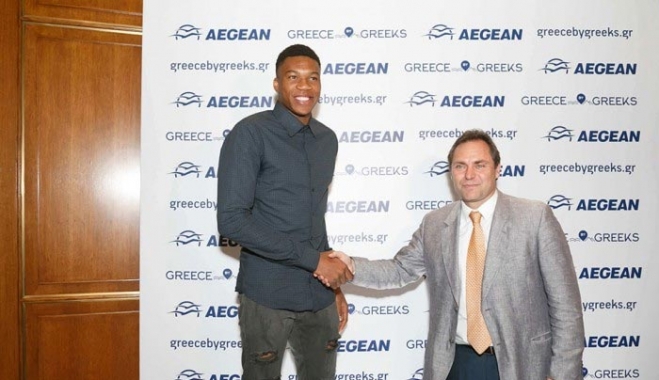 Η AEGEAN και ο Γιάννης Αντετοκούνμπο «ταξιδεύουν» την Ελλάδα σε όλο τον κόσμο (βίντεο)