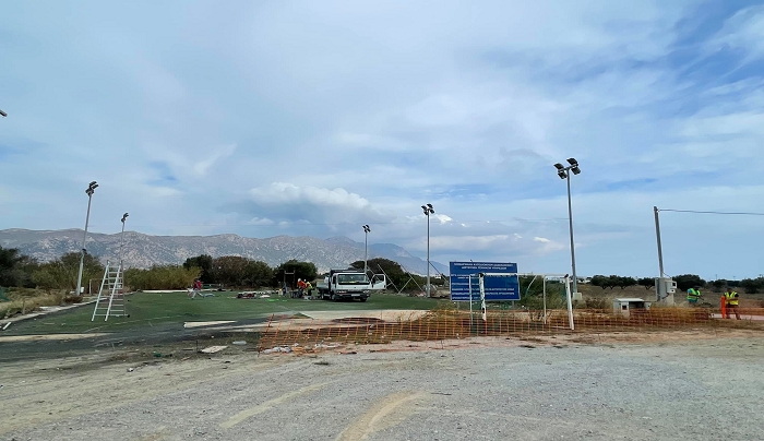 Ξεκίνησε η ανακατασκευή του 5x5 στο χωριό της Καρδάμαινας