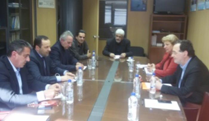 Με την Διοίκηση του Επιμελητηρίου συναντήθηκε ο Π. Λαφαζάνης
