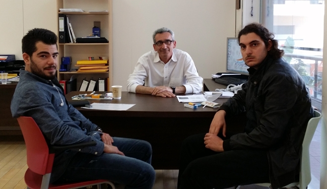 Με τους εκπροσώπους του ΕΣΥΝΕ Νοτίου Αιγαίου συναντήθηκε σήμερα ο Γιώργος Χατζημάρκος