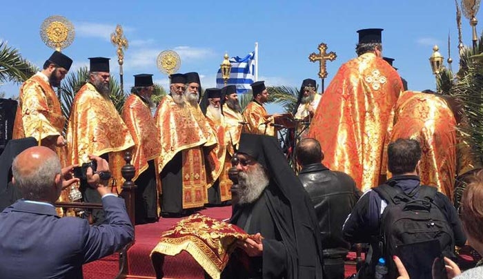Εντυπωσιακή και φέτος στην Πάτμο η τελετή του Ιερού Νιπτήρα (βίντεο)