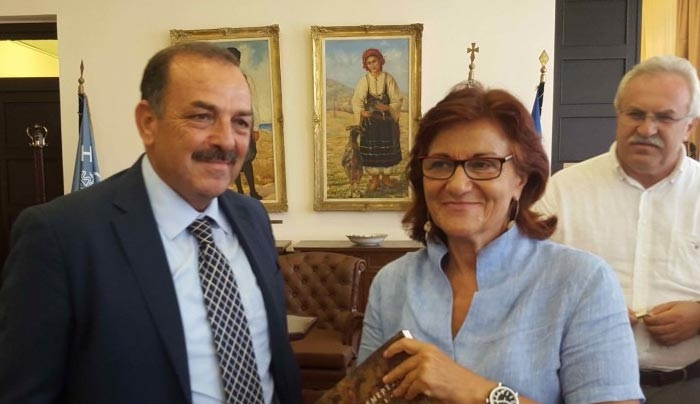 Η Αναπληρώτρια Υπουργός Κοινωνικής Αλληλεγγύης Θεανώ Φωτίου στη Ρόδο