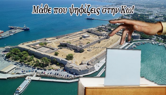 Μάθε που ψηφίζεις: Εκλογικά τμήματα στην Κω για τις βουλευτικές εκλογές (Λίστα)