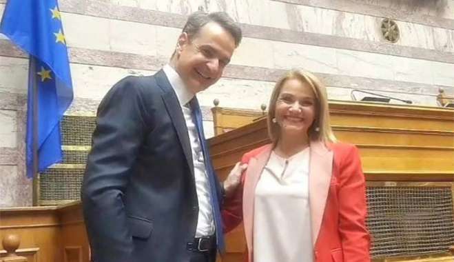 Μίκα Ιατρίδη: «Μεγάλη τιμή να με επιλέξει εκ νέου ο Πρωθυπουργός Κυριάκος Μητσοτάκης ως αναπληρώτρια Γενική Γραμματέα της Κοινοβουλευτικής Ομάδας της Ν.Δ.»