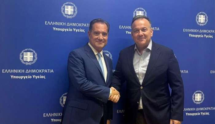 Συνάντηση Γιάννη Παππά με τον Υπουργό Υγείας Άδωνι Γεωργιάδη