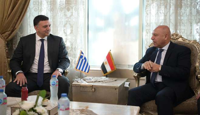Κάιρο: Κικίλιας με Al Wazir «Ενισχύουμε τη συνεργασία σε ναυτιλία, λιμάνια και διεθνείς οργανισμούς»