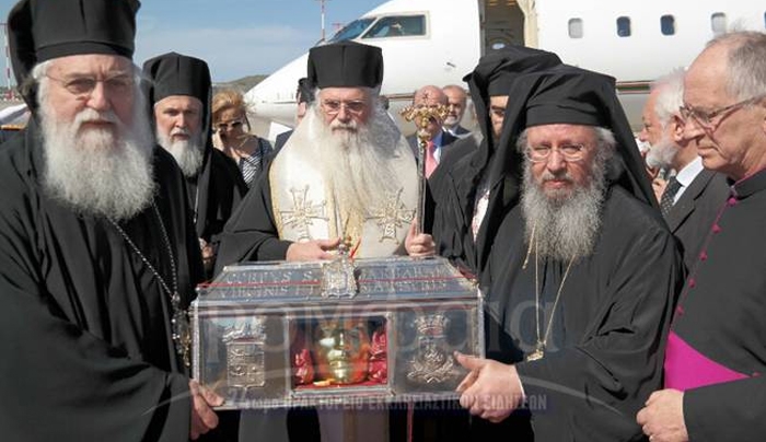 Στην Αθήνα τα λείψανα της Αγίας Βαρβάρας