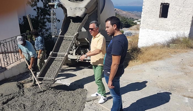 Ξεκίνησε το έργο ανάπλασης και πλακόστρωσης από την εκκλησία Ασωμάτου μέχρι τον επαρχιακό δρόμο