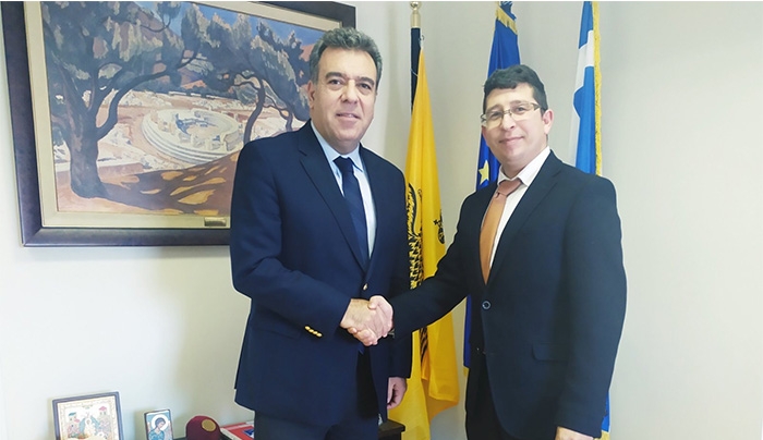 «Ο γαστρονομικός τουρισμός και η σύνδεση πρωτογενούς τομέα και τουρισμού στο επίκεντρο της συνάντησης του Υφυπουργού Τουρισμού με τον Πρόεδρο της Ένωσης Ξενοδόχων Ρόδου»