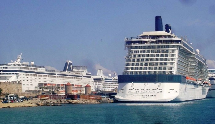Μόλις 28 κρουαζιερόπλοια θα καταπλεύσουν τον Ιούνιο στην Ρόδο
