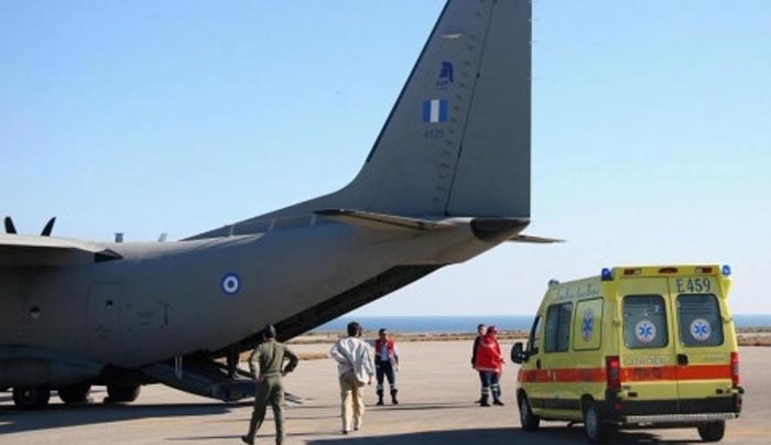 Αερογέφυρα σωτηρίας 59χρονου από τη Ρόδο στο Ηράκλειο