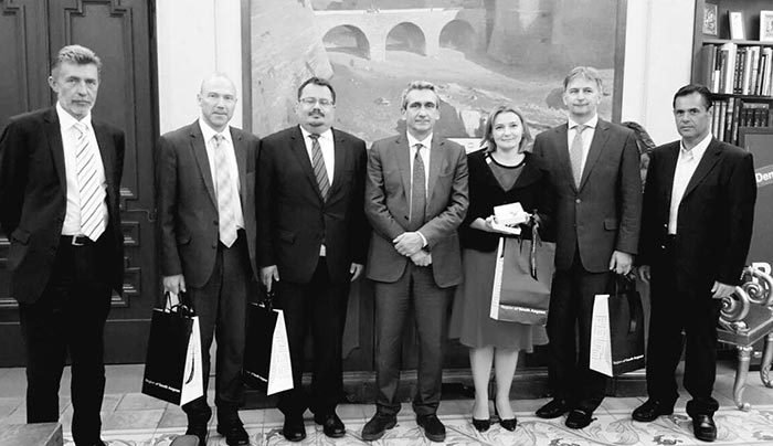 Τους τέσσερις πρέσβεις των χωρών του Βίσεγκραντ, δέχθηκε ο Περιφερειάρχης Γιώργος Χατζημάρκος