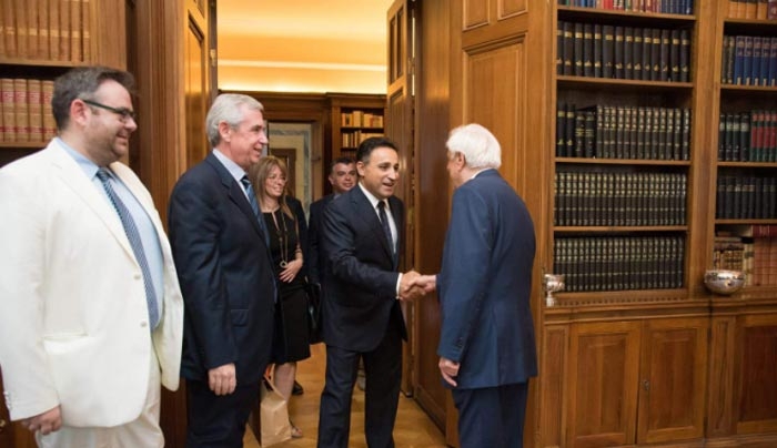 Στον Πρόεδρο της Δημοκρατίας ο Περιφερειακός Συμπαραστάτης κ. Φίλιππος Τριομμάτης