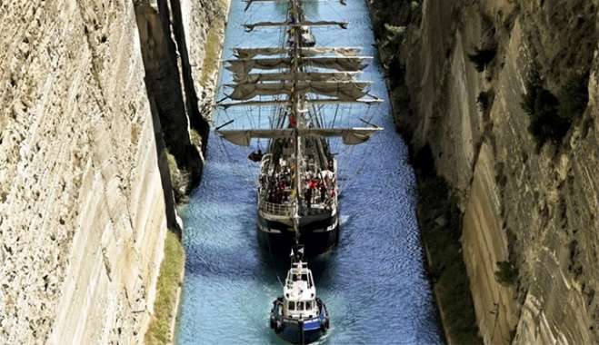 Ολυμπιακή Φλόγα: Το ιστιοφόρο Belem ταξιδεύει για Γαλλία – Άνοιξε πανιά και διέσχισε τη Διώρυγα της Κορίνθου (ΦΩΤΟ-ΒΙΝΤΕΟ)