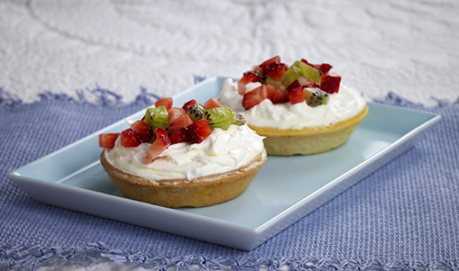 Τάρτα με φρέσκα φρούτα εποχής