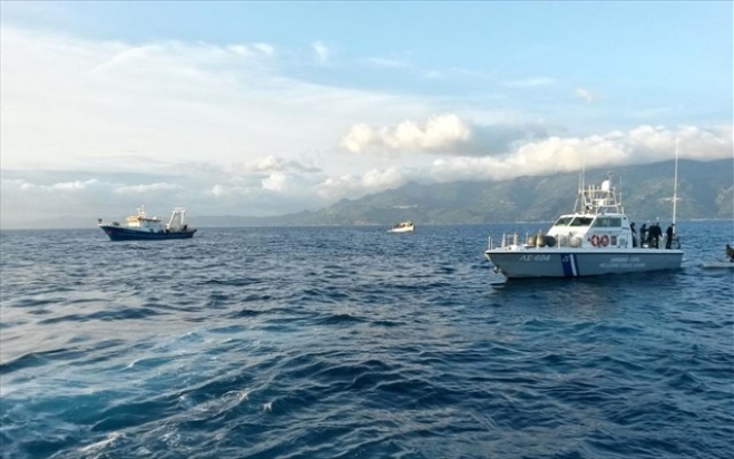 Εντοπισμός και διάσωση  παράνομων μεταναστών στην Κω