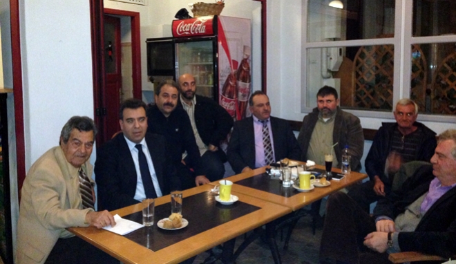 O Mάνος Κόνσολας στην Κάλυμνο. Συναντήσεις με πολίτες και φορείς''.