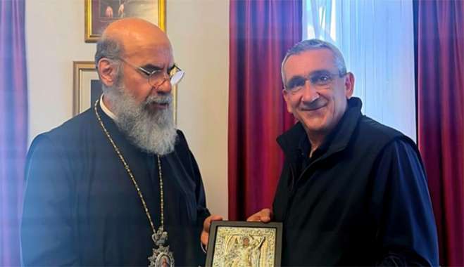 Χατζημάρκος: Συνάντηση με τον Μητροπολίτη Σύμης – Στο επίκεντρο τα έργα Πολιτισμού σε Σύμη και Χάλκη