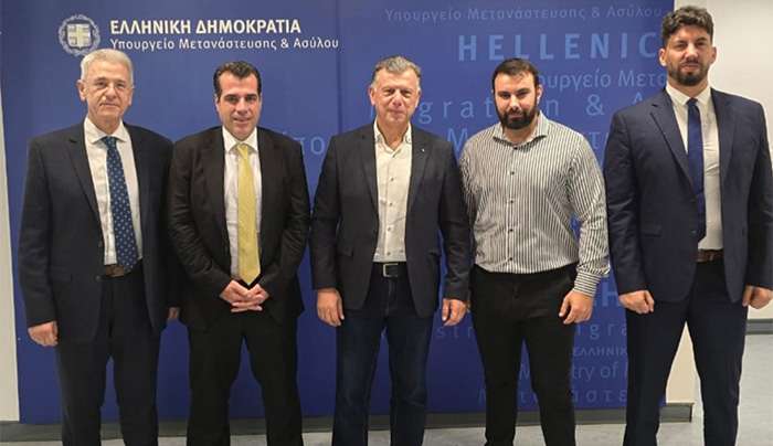 Συνάντηση Δημάρχου Θεοδόση Νικηταρά με τον Υπουργό Μετανάστευσης &amp; Ασύλου Αθανάσιο Πλεύρη