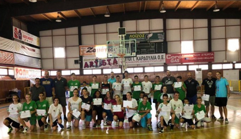 1ο Antagoras Basketball Camp – Ευχαριστήριο – Νεαροί αθλητές στη Σερβία