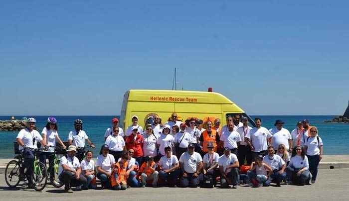 Η Ελληνική Ομάδα Διάσωσης Κω &quot;έτρεξε&quot; στο Μαραθώνιο της Ρόδου (φωτό)