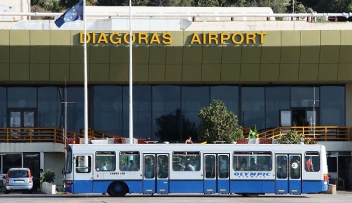 Αεροπλάνο έφτασε στην Ρόδο αλλά δεν προσγειώθηκε λόγω ισχυρών ανέμων