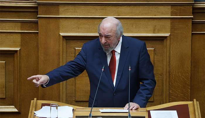Κατά μέτωπο επίθεση Νικητιάδη σε Βορίδη και ΝΔ Στη συζήτηση της πρότασης μομφής στη Βουλή