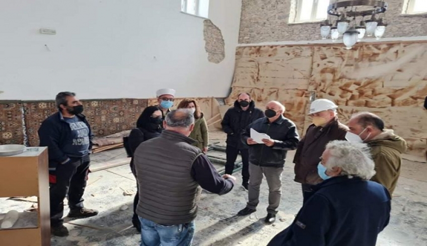 Έναρξη εργασιών αποκατάστασης τεμένους Γαζί Χασάν Πασά στο Πλατάνι