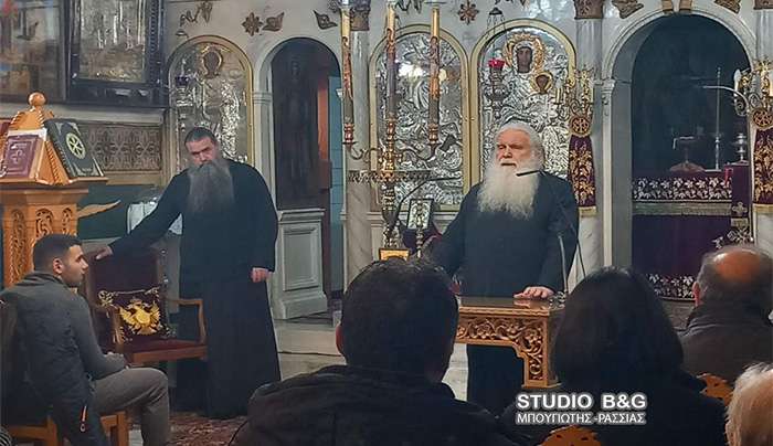 Ο μητροπολίτης Αργολίδας στην ενορία του Αγίου Δημητρίου στην Ασίνη