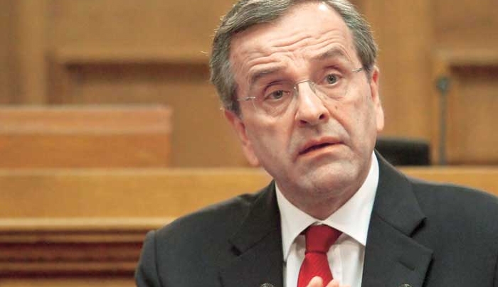Σαμαράς: Δεν θα αφήσουμε η «Αριστερά του τίποτε» να βγάλει τη χώρα από το ευρώ