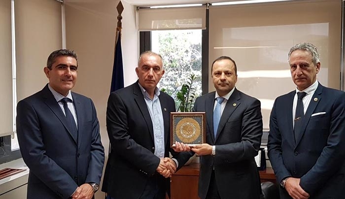 Συνάντηση με Ένωση Αξιωματικών Ν. Αιγαίου για την τουριστική ασφάλεια στο Επιμελητήριο Δωδεκανήσου