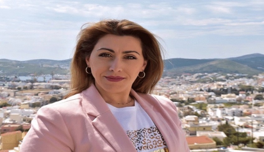 Η Μαριάννα Βακονδίου από τη Σύρο, υποψήφια στο πλευρό του Γιώργου Χατζημάρκου