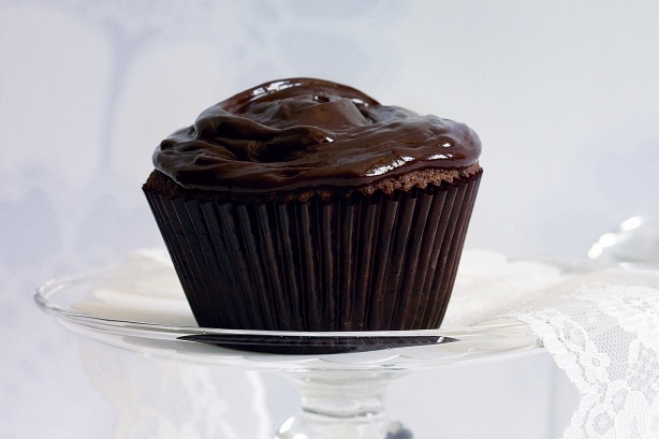 Cupcakes Πορτοκάλι - Πραλίνα