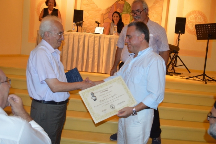 Ομιλία στο Φιλολογικό μνημόσυνο για τον Μιχάλη Σκανδαλίδη που διοργάνωσε η Στέγη Γραμμάτων και Τεχνών Δωδεκανήσου στις 12/2/2017 στην αίθουσα του Πνευματικού Κέντρου Άνω Αγίου Γεωργίου στη Ρόδο