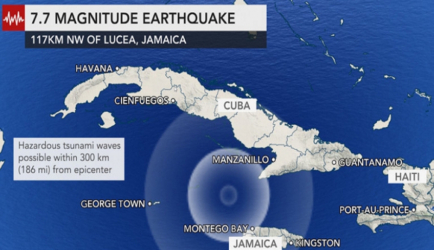 Θηριώδης σεισμός 7,7 ρίχτερ στην Καραϊβική -Αισθητός και στο Μαϊάμι