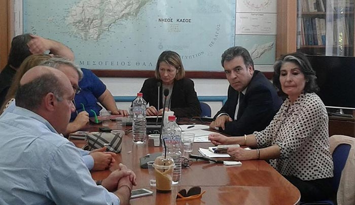 «Στην Κάσο ο Μάνος Κόνσολας - Άμεση ανάγκη εκπόνησης μελετών για την αντιπλημμυρική θωράκιση του νησιού»