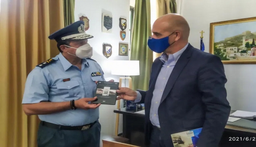Συνάντηση Δημάρχου Λέρου με τον Περιφερειακό Αστυνομικό Διευθυντή Νοτίου Αιγαίου