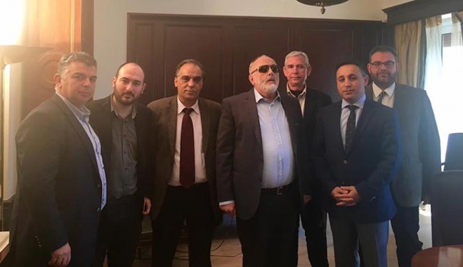 Συνάντηση Φ. Τριομμάτη με Π. Κουρουμπλή