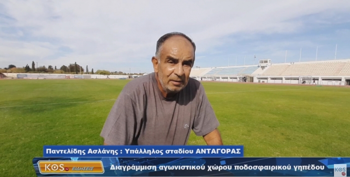 Διαγράμμιση του αγωνιστικού χώρου των ποδοσφαιρικών γηπέδων